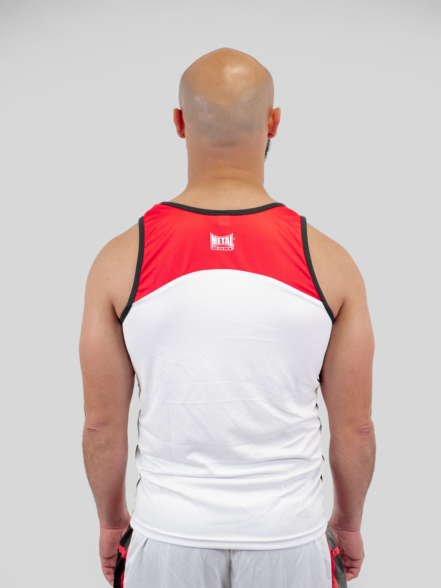 SHORT + DÉBARDEUR BOXE COMPÉTITION ADULTE BLANC