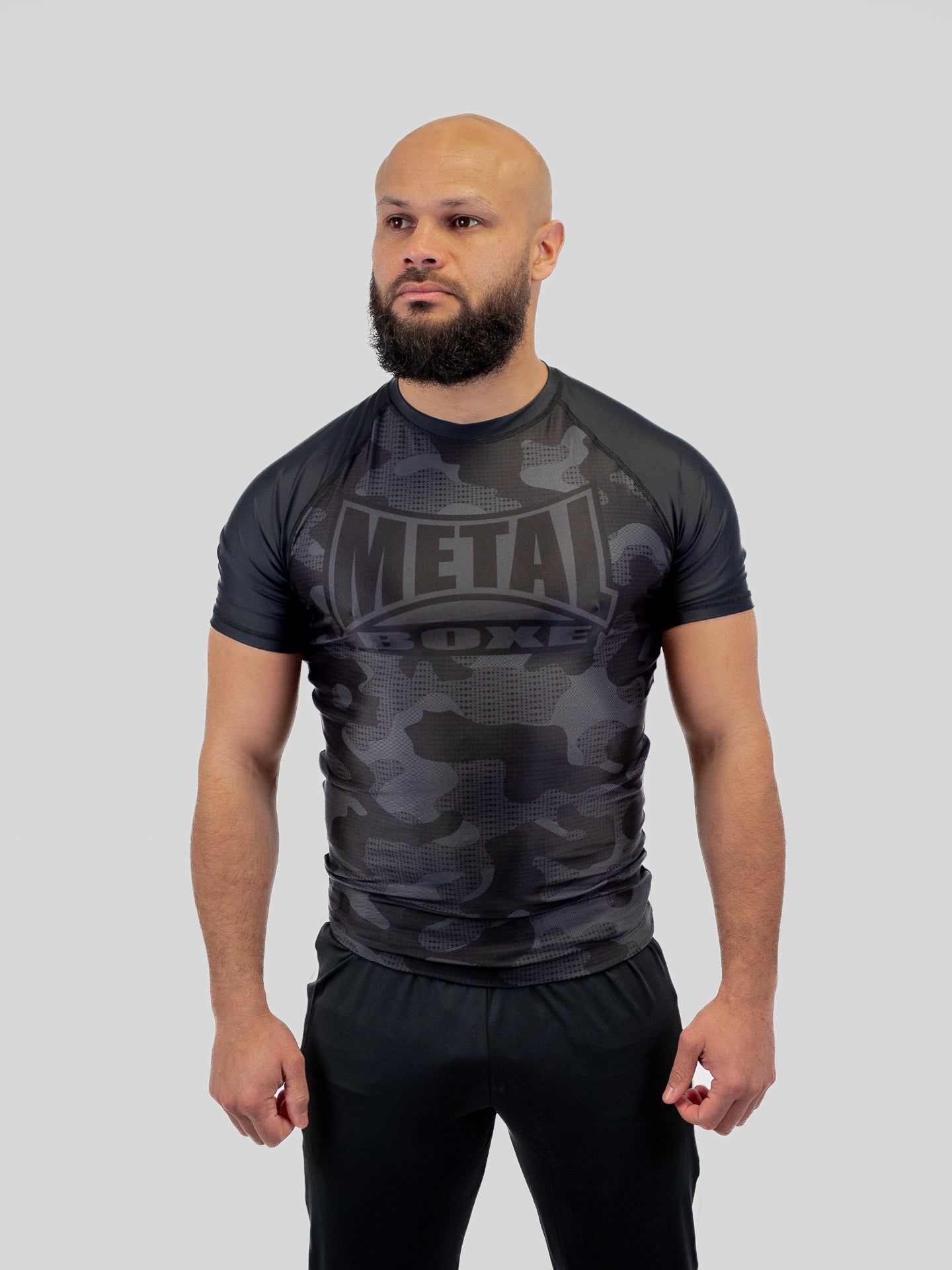 RASHGUARD HOMME CAMO NOIR