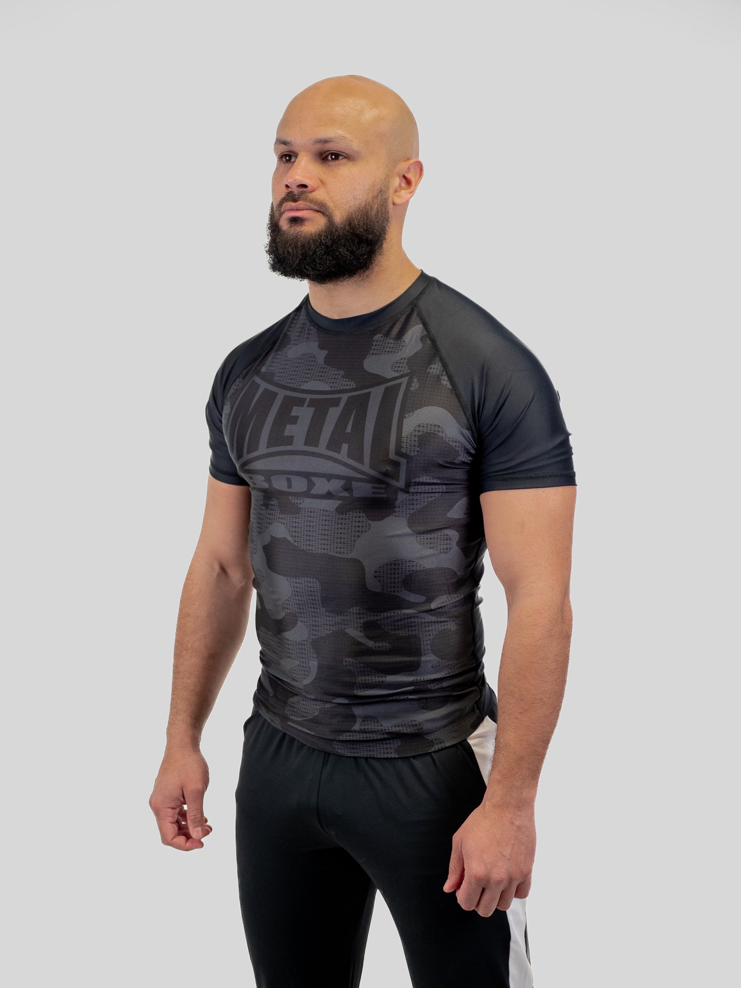 RASHGUARD HOMME CAMO NOIR