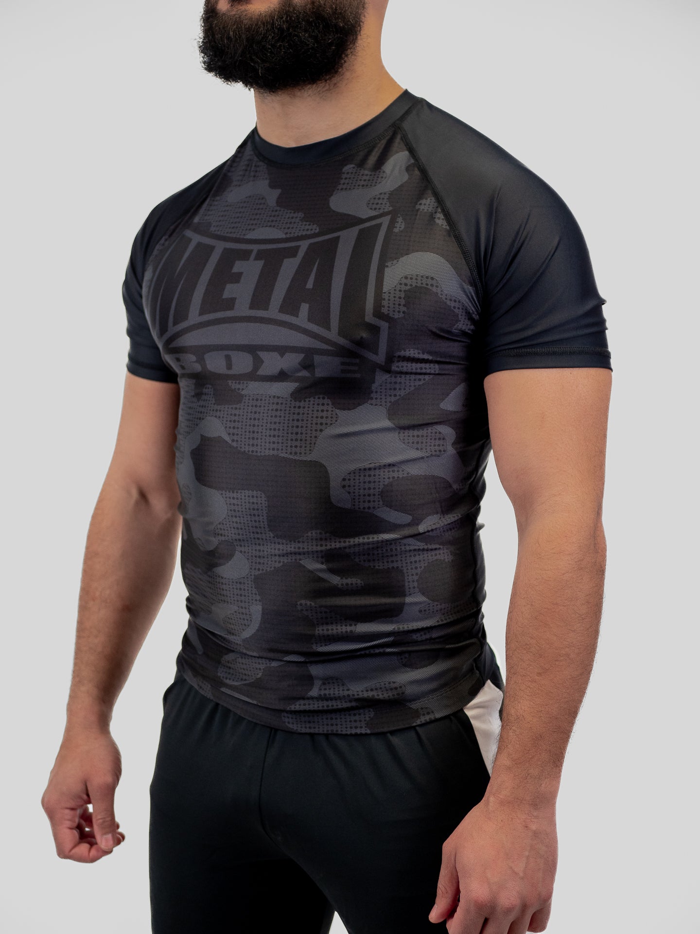 RASHGUARD HOMME CAMO NOIR