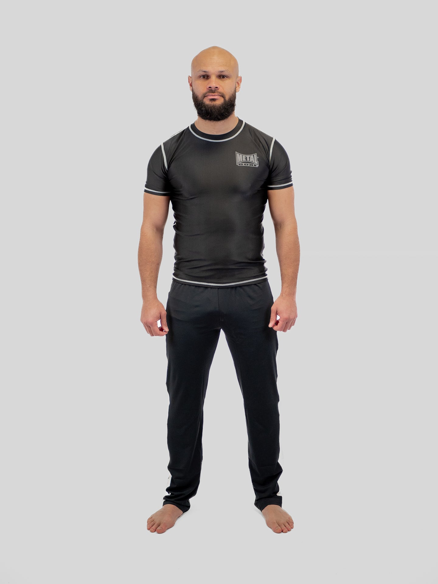 RASHGUARD NOIR HOMME