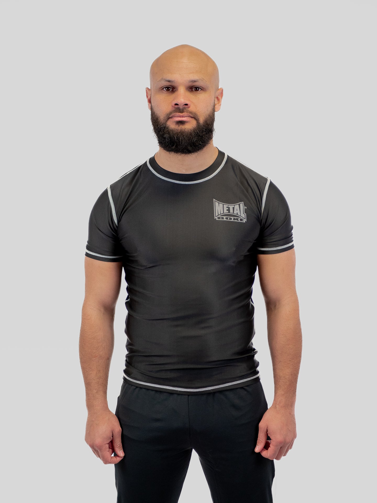 RASHGUARD NOIR HOMME