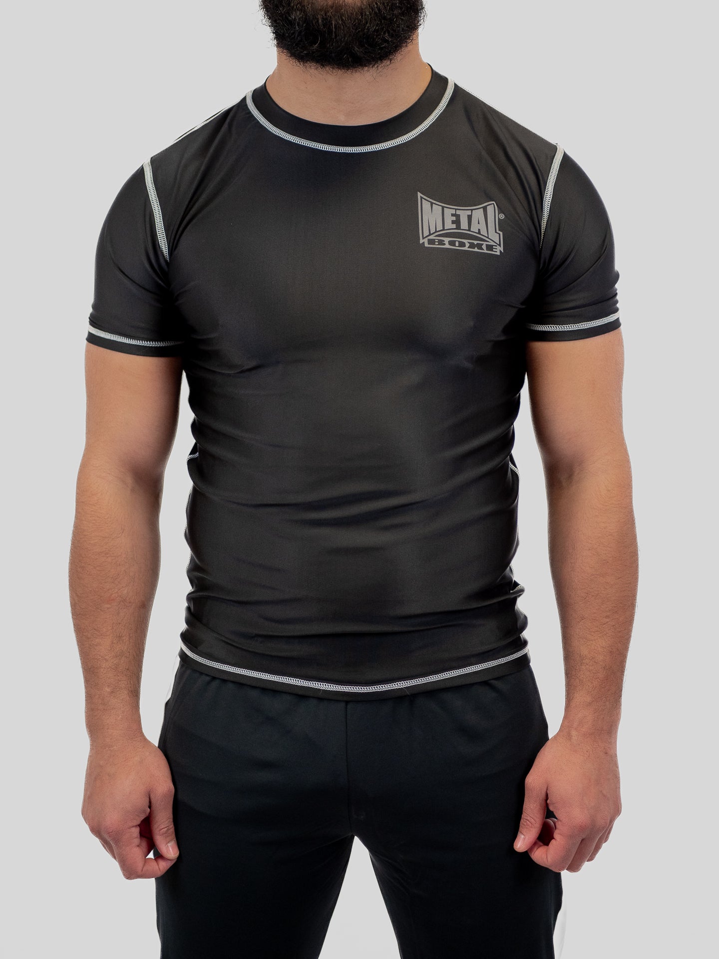 RASHGUARD NOIR HOMME