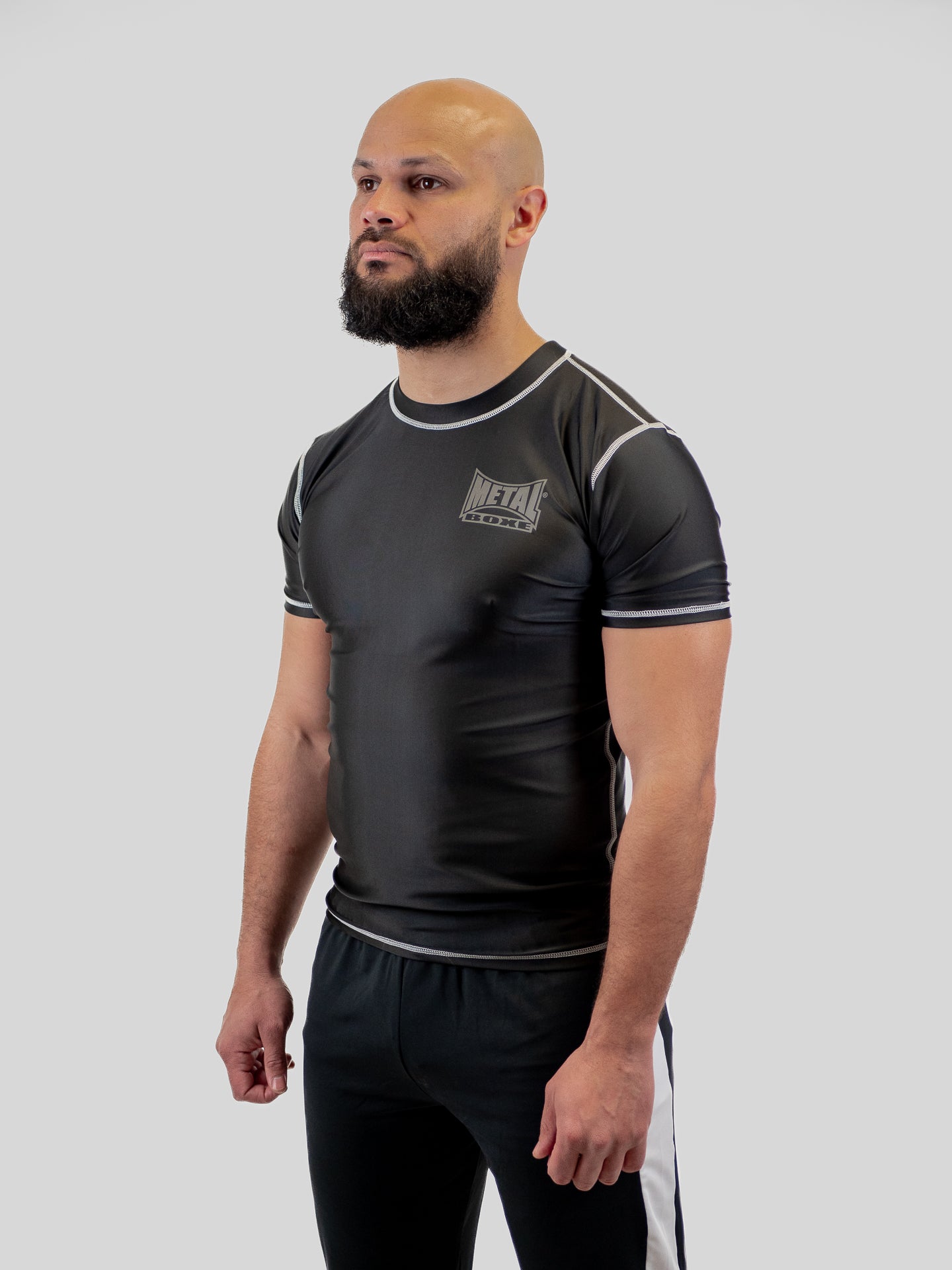 RASHGUARD NOIR HOMME