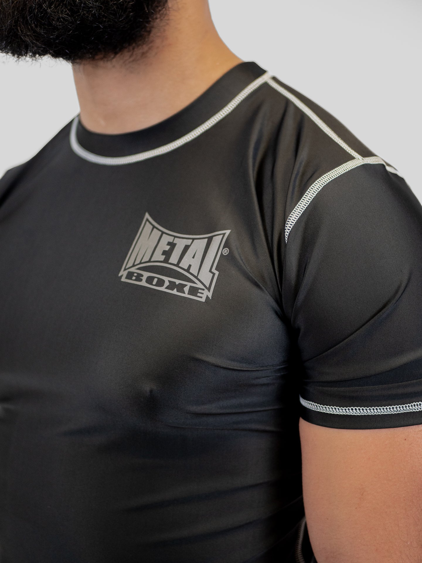 RASHGUARD NOIR HOMME