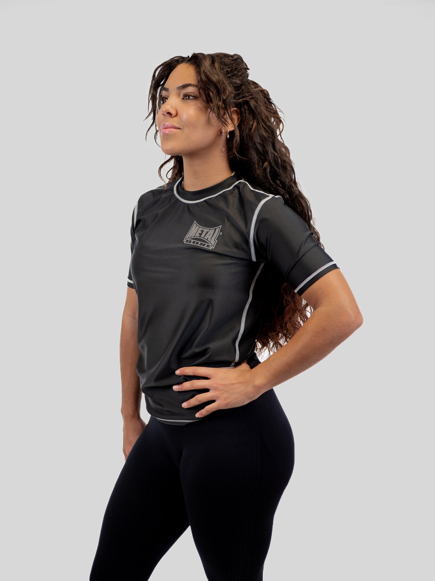 RASHGUARD NOIR FEMME