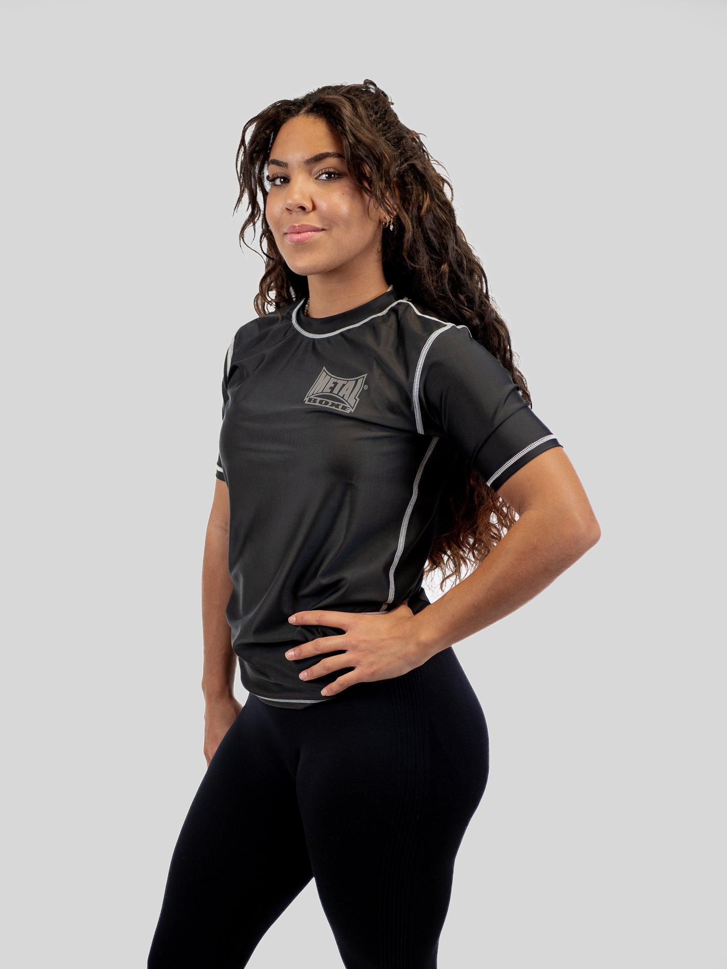 RASHGUARD NOIR FEMME