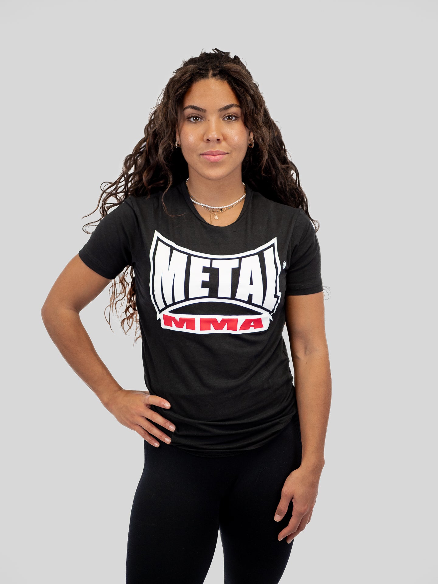 T-SHIRT MMA VISUAL NOIR FEMME