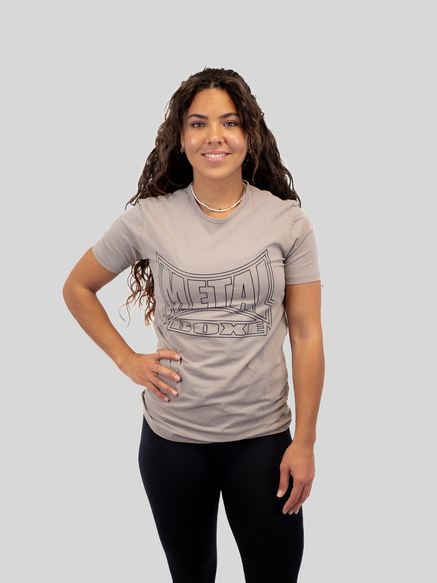 T-SHIRT ONE FEMME GRIS