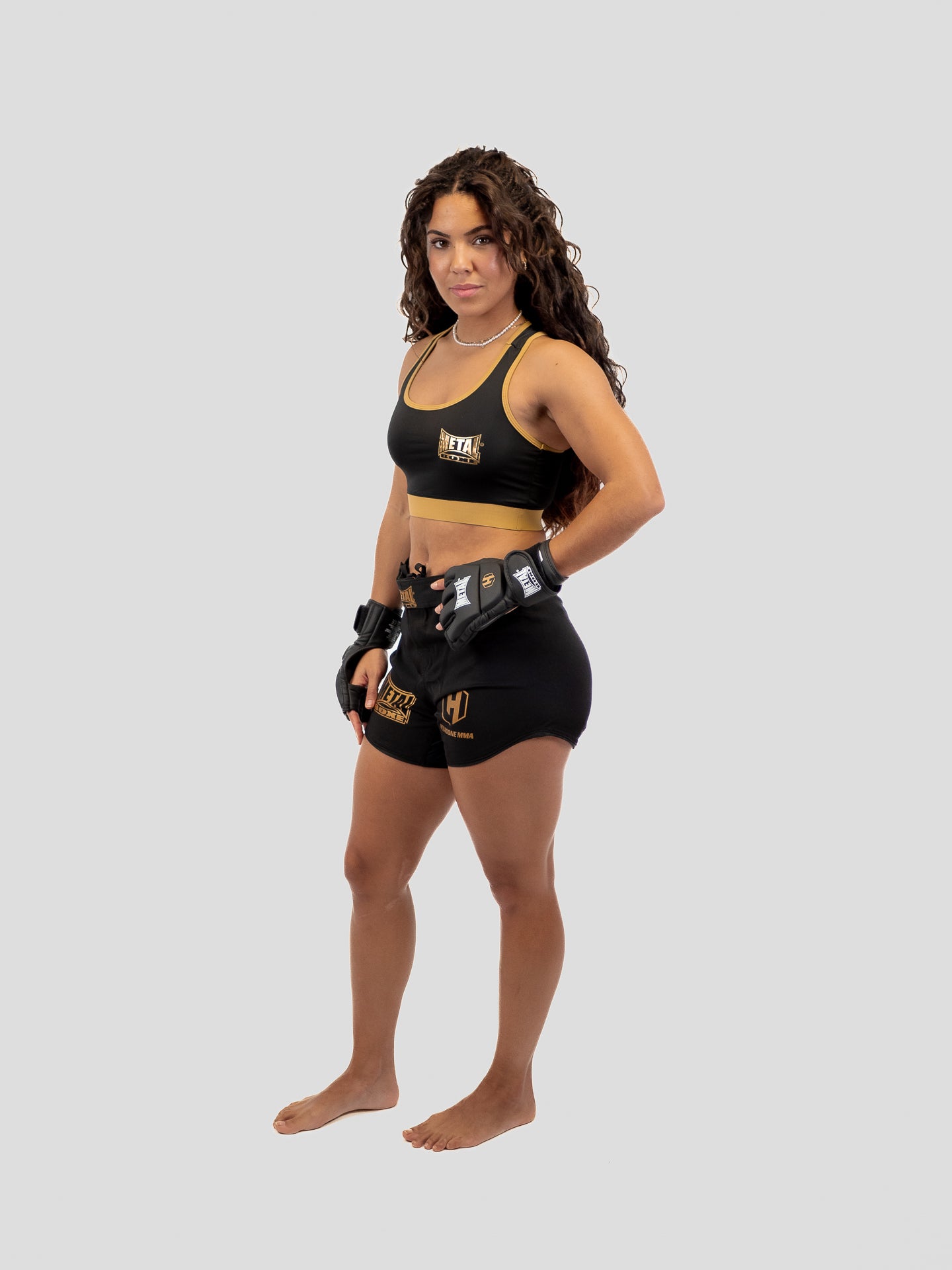 BRASSIERE NOIRE HEXAGONE MMA