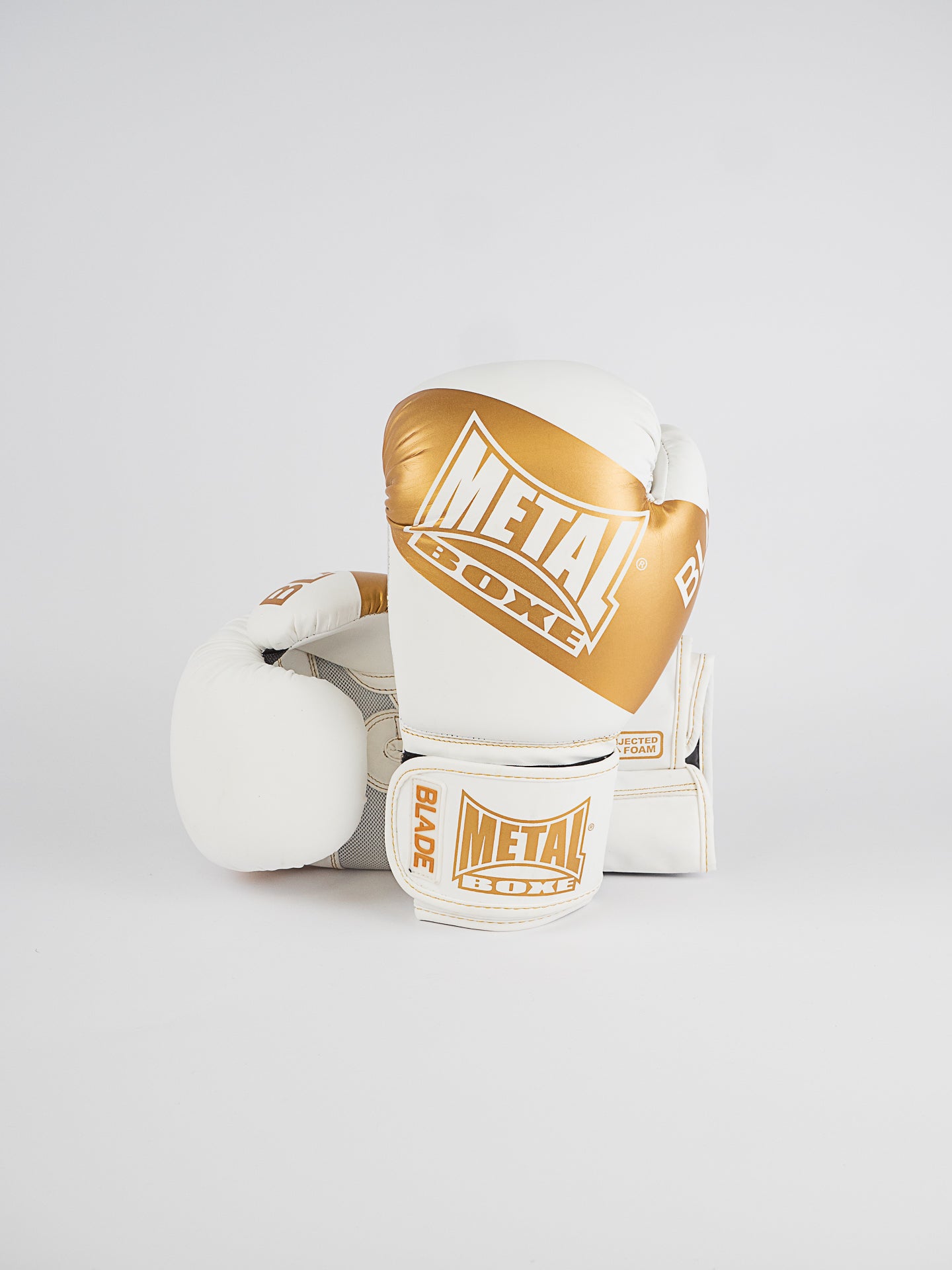 GANTS DE BOXE BLADE GOLD BLANC OR