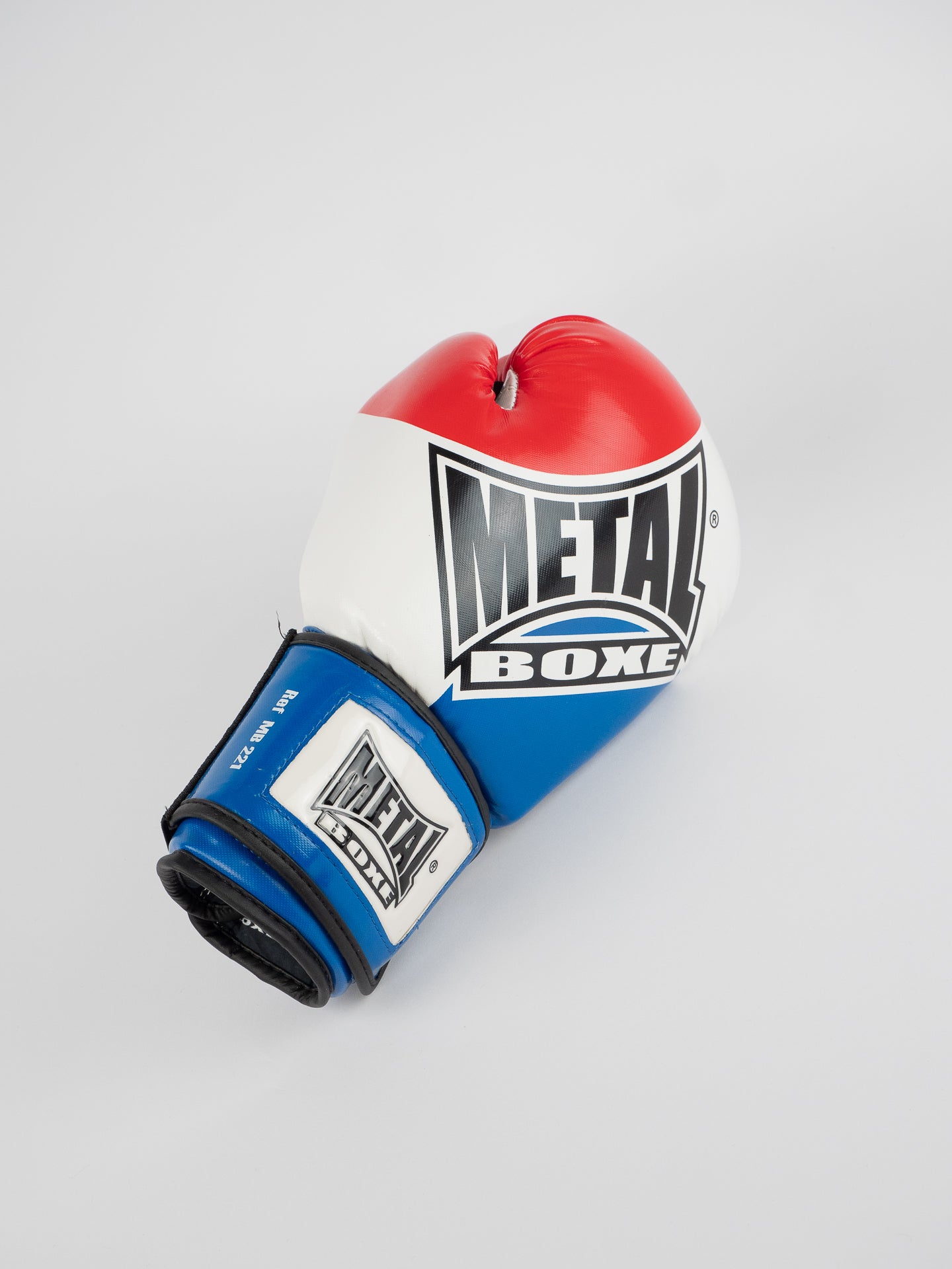 GANTS DE BOXE COMPÉTITION BLEU BLANC ROUGE