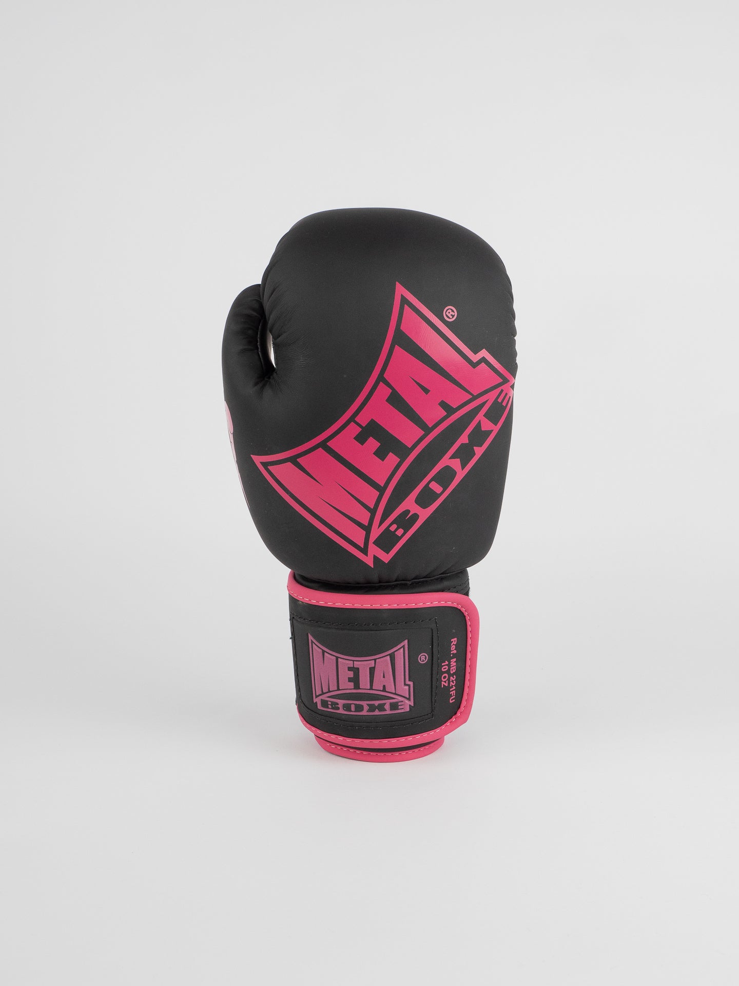 GANTS DE BOXE COMPÉTITION NOIR FUCHSIA