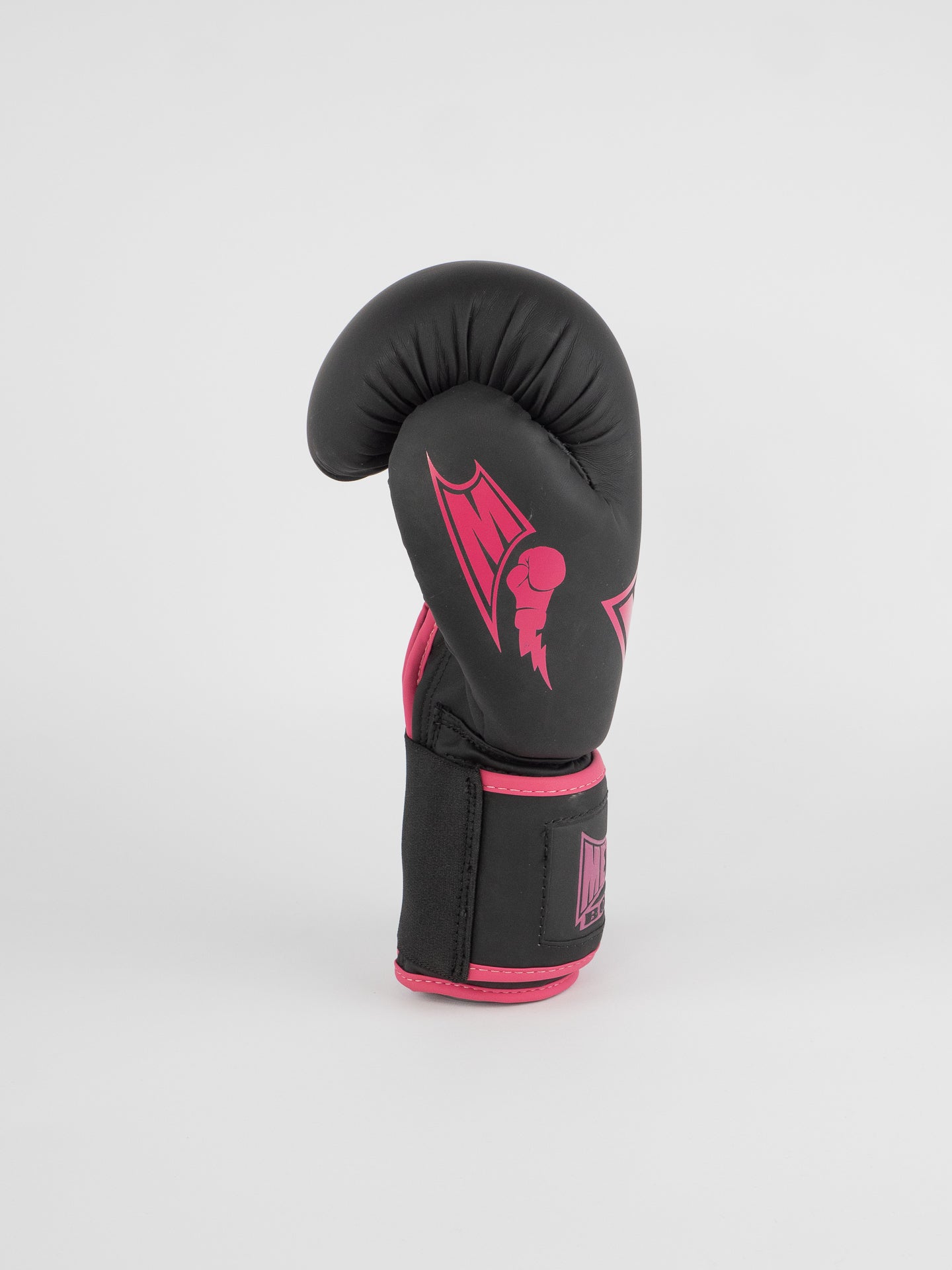 GANTS DE BOXE COMPÉTITION NOIR FUCHSIA