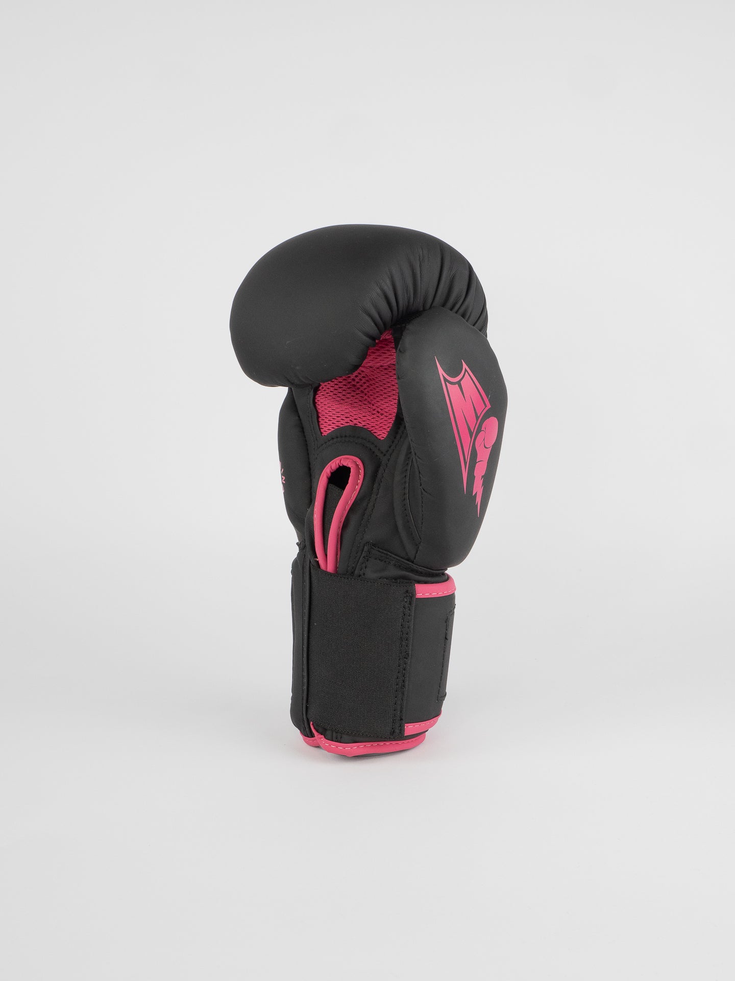 GANTS DE BOXE COMPÉTITION NOIR FUCHSIA