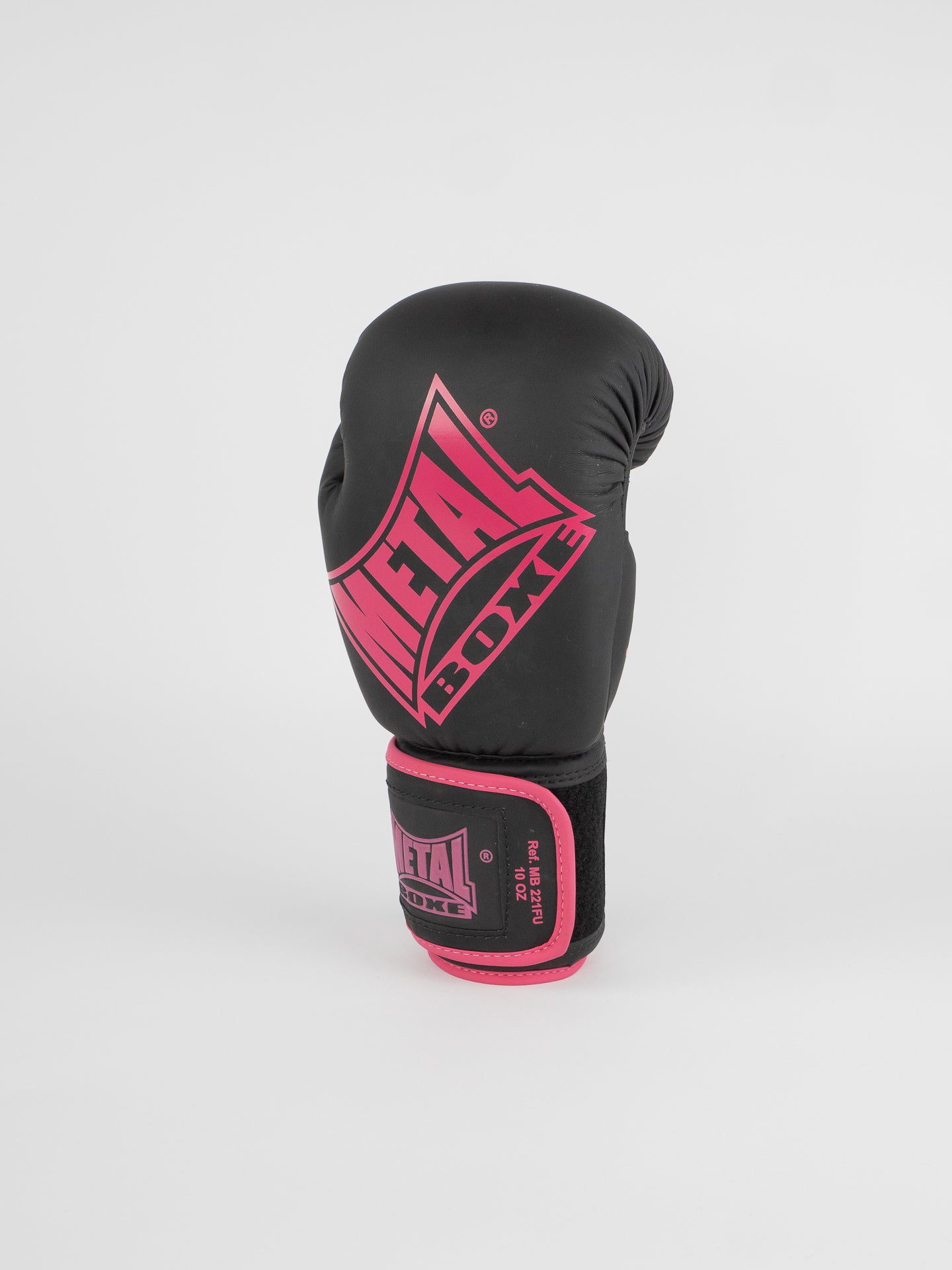 GANTS DE BOXE COMPÉTITION NOIR FUCHSIA