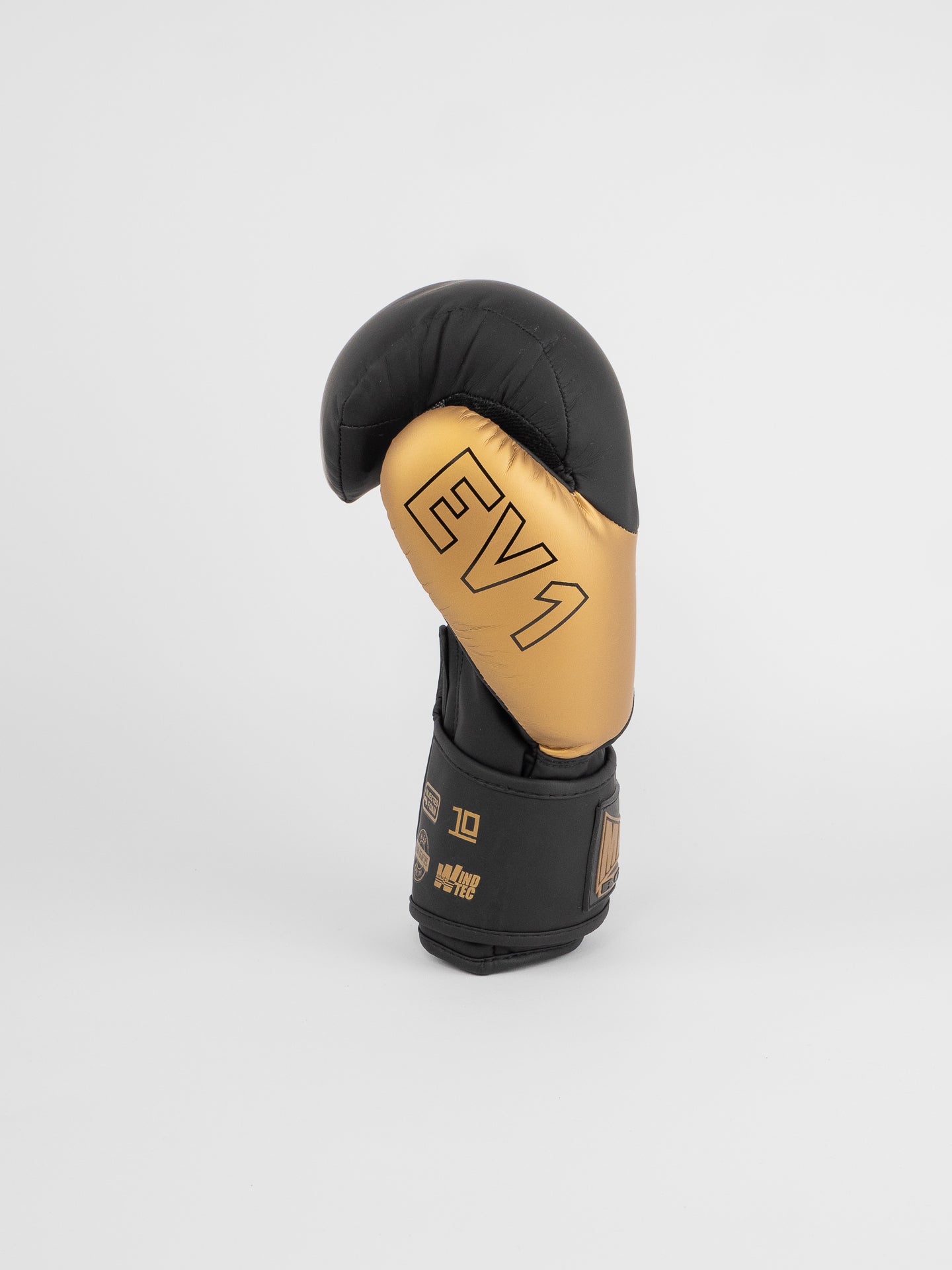 GANTS DE BOXE COMPÉTITION EV1 NOIR OR