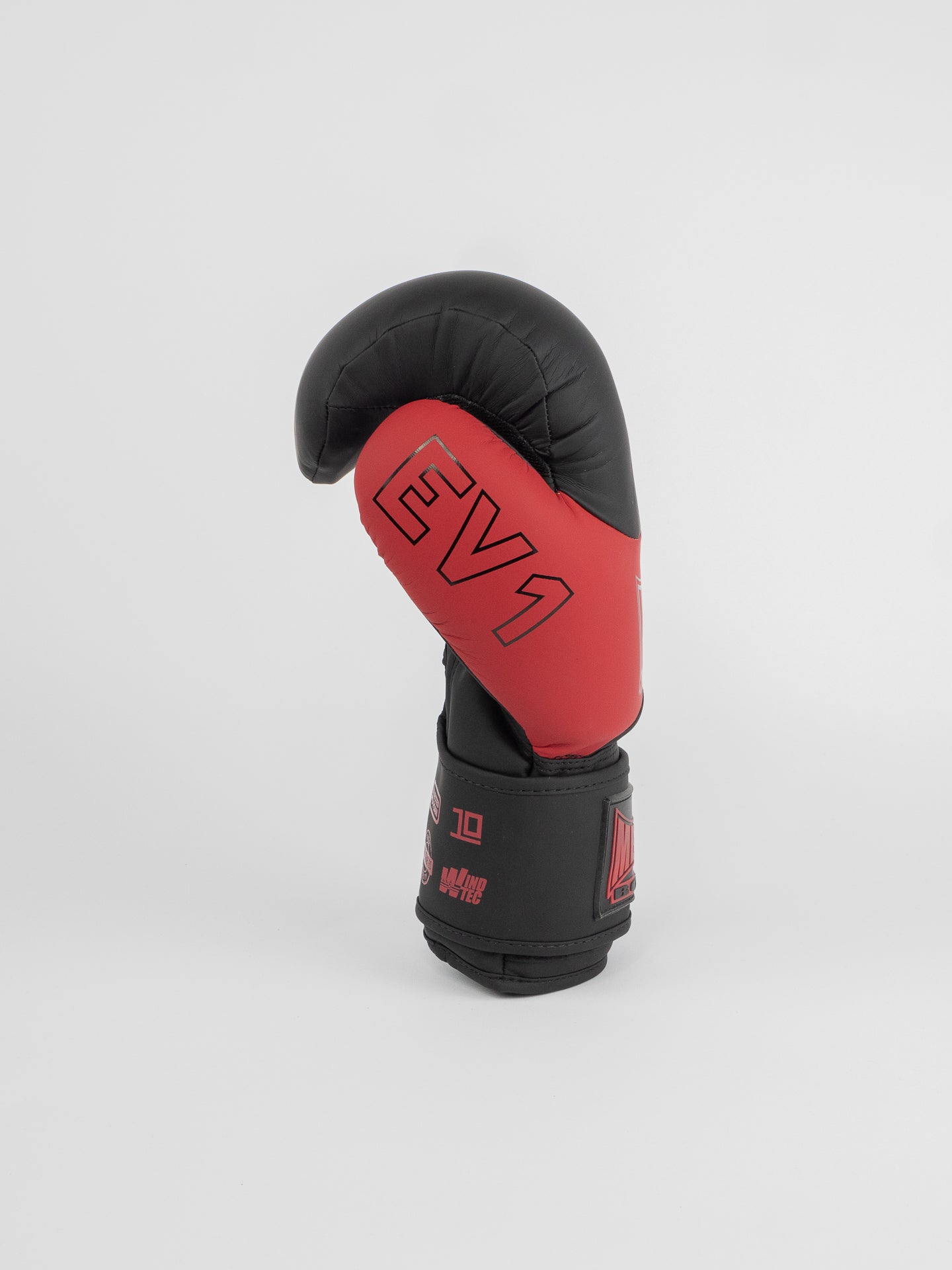 GANTS DE BOXE COMPÉTITION EV1 NOIR ROUGE