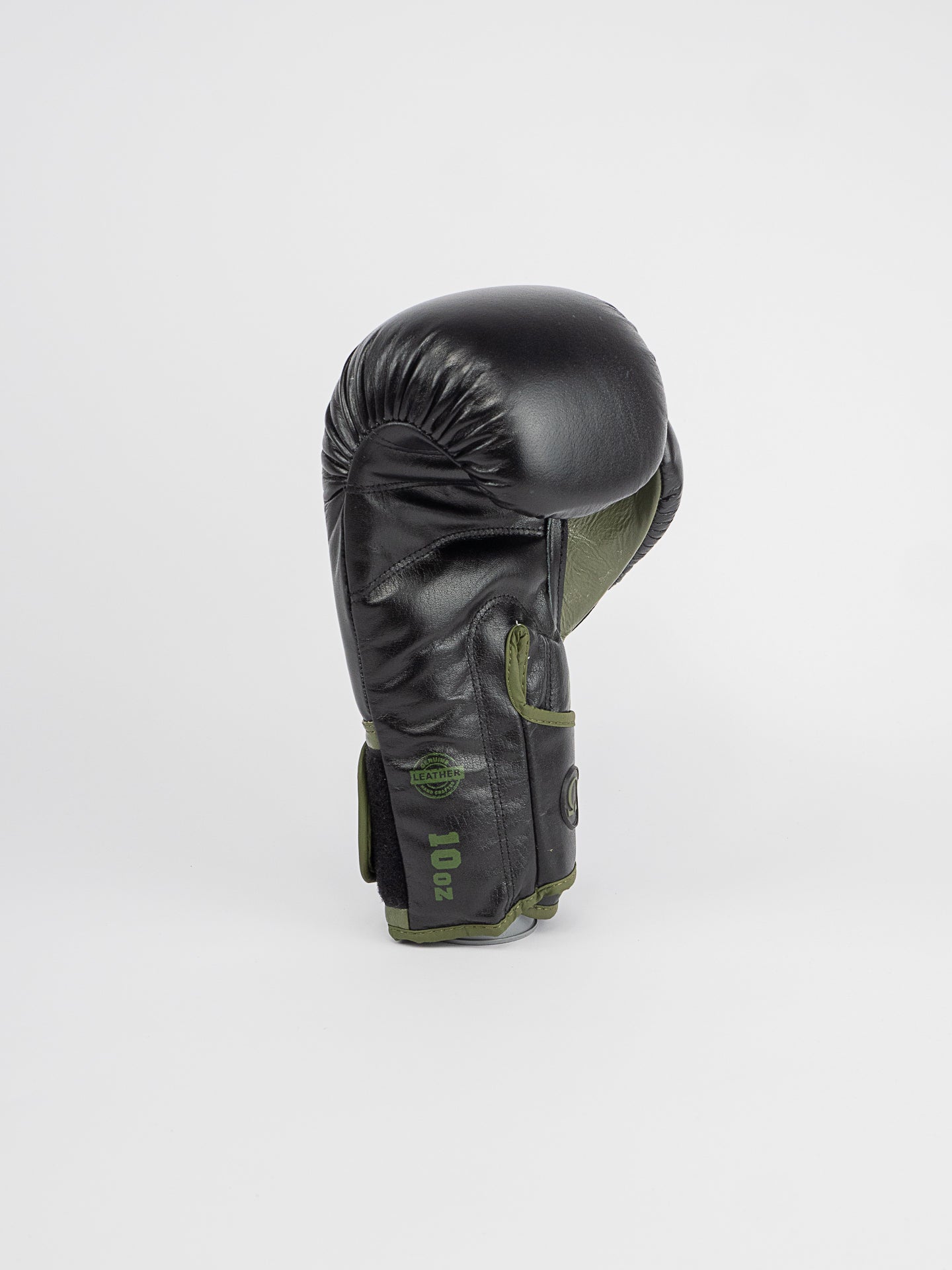 GANTS DE BOXE CUIR OMEGA NOIR KAKI