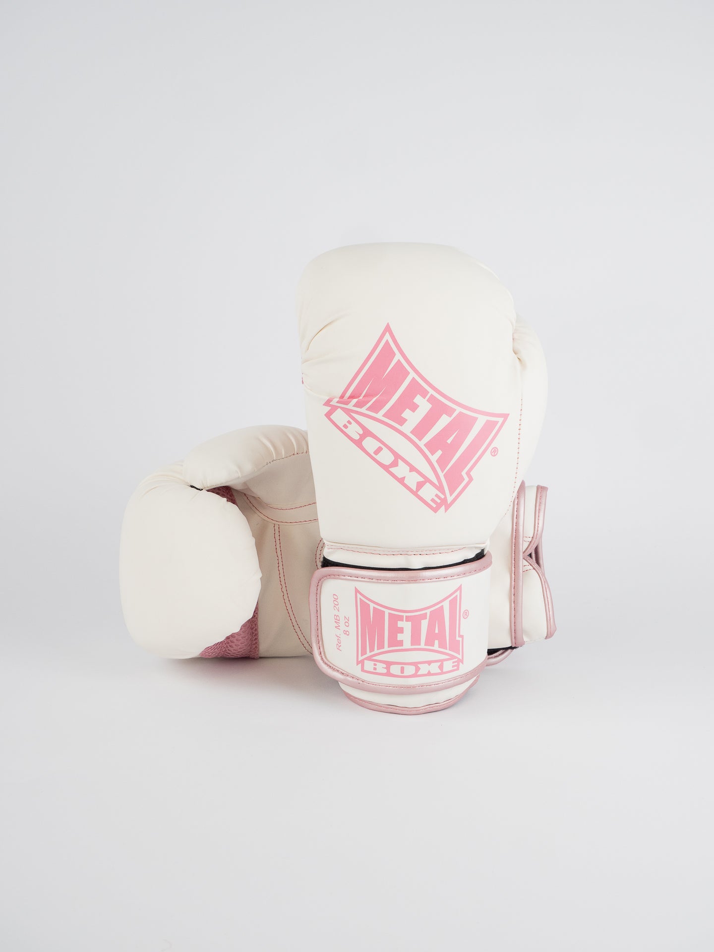 GANTS DE BOXE ENTRAINEMENT BLANC ROSE