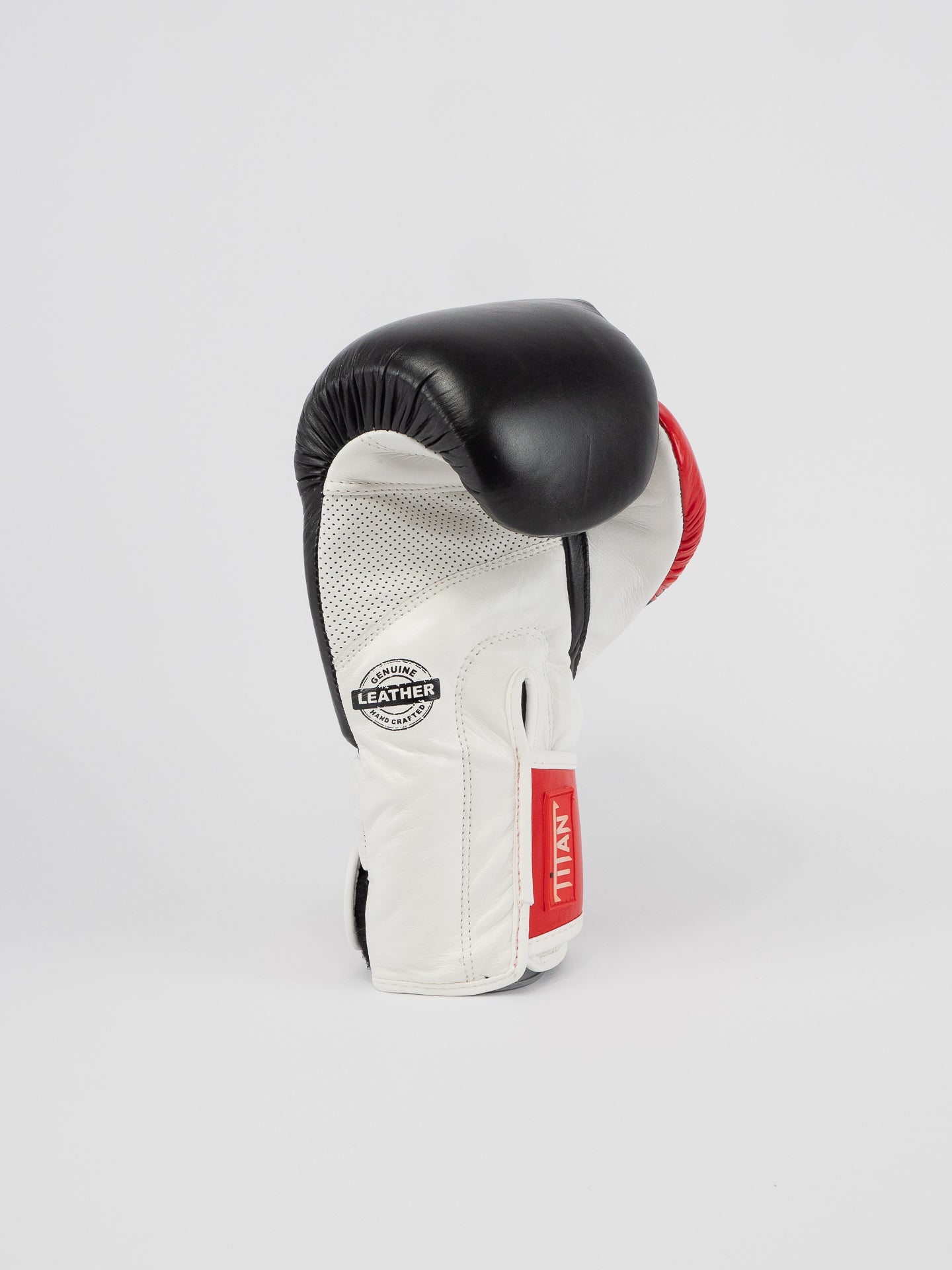 GANTS DE BOXE TITAN NOIR BLANC ROUGE