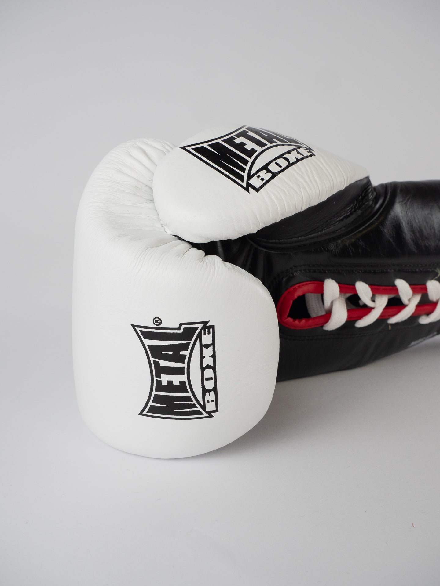 GANTS DE BOXE CUIR PRO SIRIUS BLANC