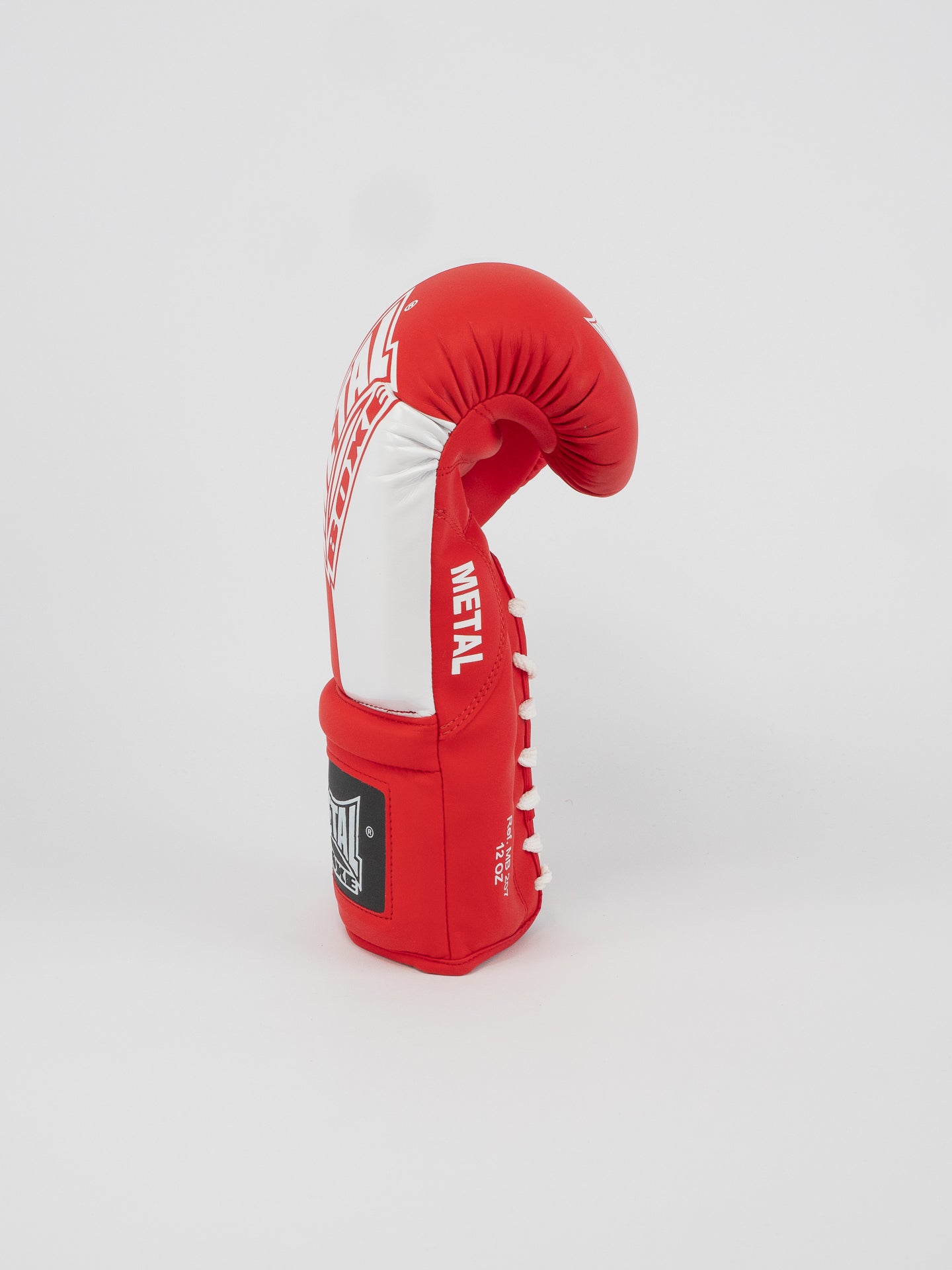 GANTS DE BOXE COMPÉTITION À LACETS ROUGE