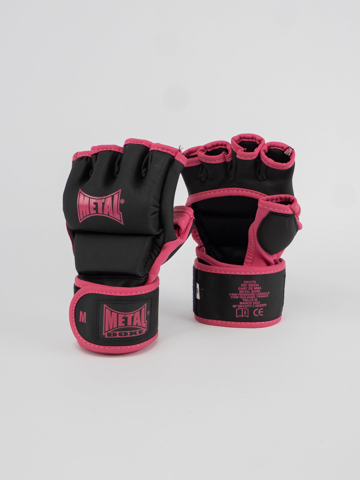 GANTS DE MMA NOIR FUCHSIA