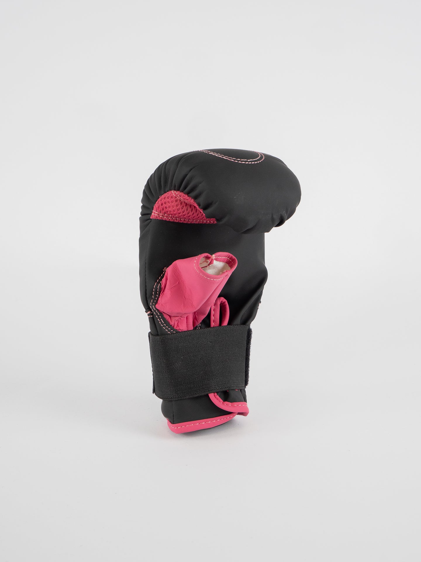 GANTS DE SAC NOIR FUCHSIA