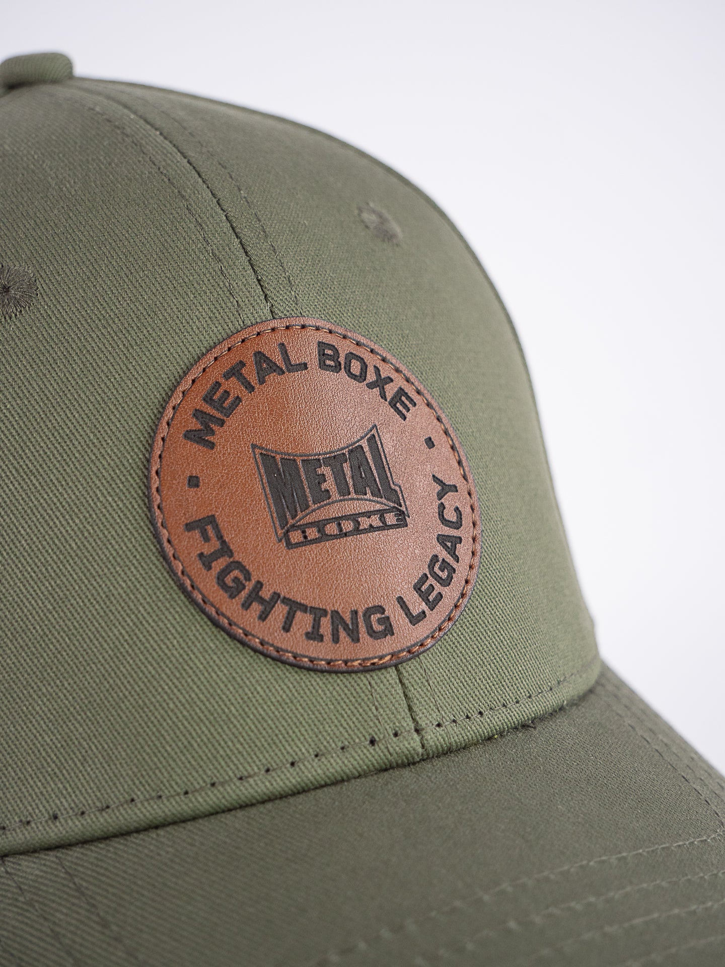 CASQUETTE METAL BOXE KAKI PATCH