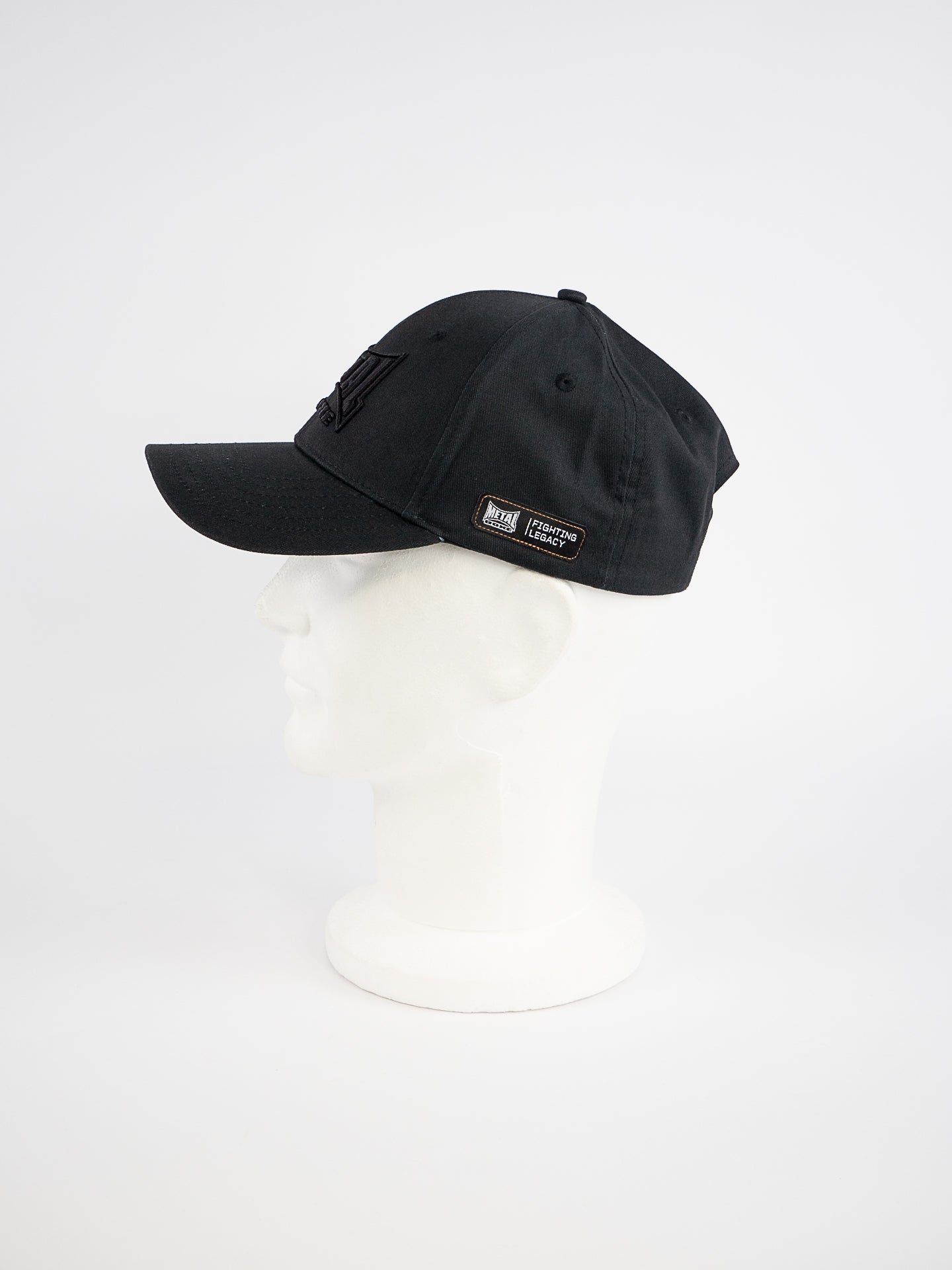 CASQUETTE METAL BOXE NOIRE BRODERIE 3D