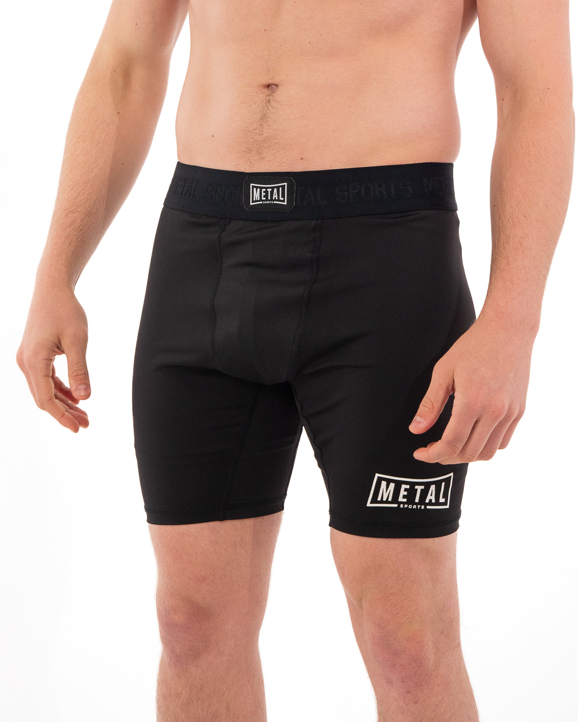SHORT DE COMPRESSION HOMME NOIR