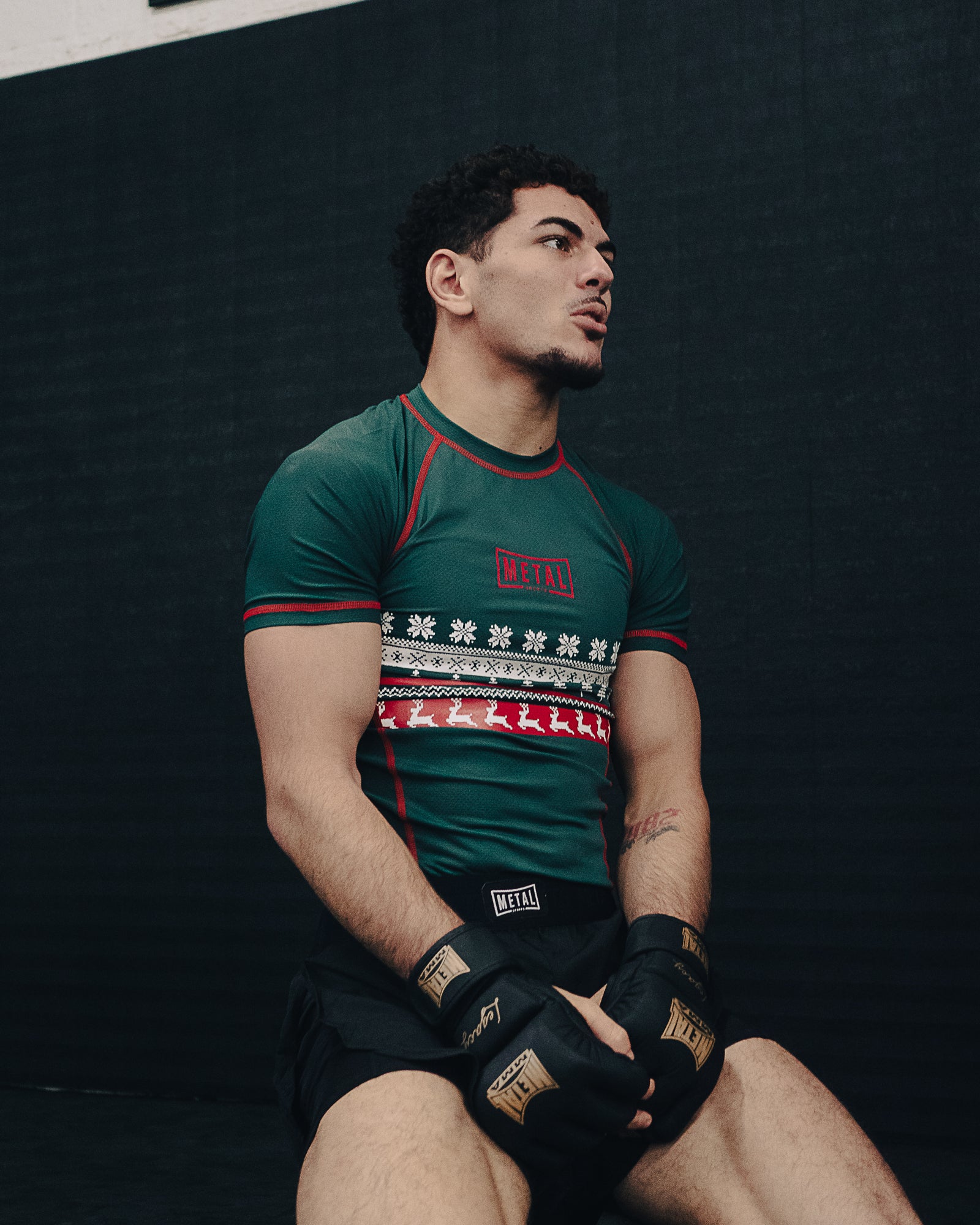 rashguard de noel mma boxe cadeau noel pull